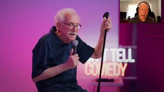 MY REACTION TO 74 YEAR OLD COMEDIAN ANDY HUGGINS [upl. by Beaver]