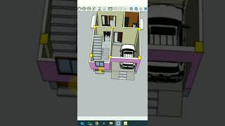 17X30 Sqft Duplex House Plan ll 3Bhk with Carparking ll 510 Sqft House Plan 1 [upl. by Cis]