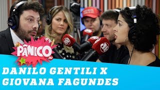 A TRETA entre Danilo Gentili e Giovana Fagundes [upl. by Ived]