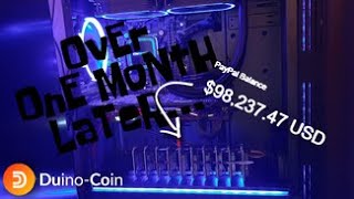 I Mined DuinoCoin For One Month How Much I Made [upl. by Astrea708]