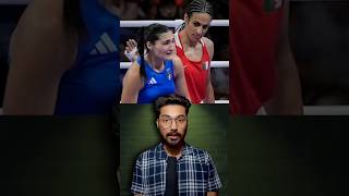 Paris Olympics controversy 🥊🤨 shorts [upl. by Lauhsoj]