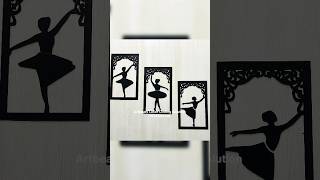 Dancing Girl Wall Decor lasercutting viral trending shots smallbusinessideas cncmachine [upl. by Ransome]