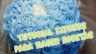 ¿Como hacer rosetas 👩‍🍳 Mini Tutorial Express CON LUDDYS [upl. by Ana]