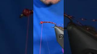 KFC Bloodworm Chironomid Larva Fly Pattern Fly Tying Tutorial bloodworm [upl. by Hagep]