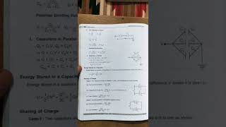 Capacitors  Short Notes  Class 12 Physics Board Exams  Revision capacitor physics shorts [upl. by Llenahs304]