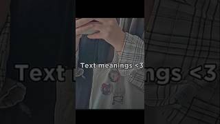 Text meanings3🦋 [upl. by Foster]