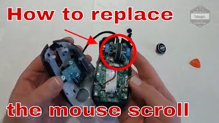 Remplacement dune molette sur une souris  how to replace the mouse scroll  Unboxing [upl. by Annid]