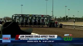 Special meeting being held Wednesday to discuss new changes in law affecting race track [upl. by Enel]