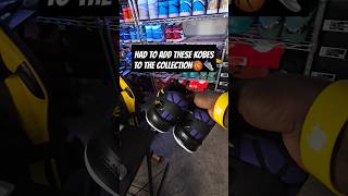 HAD TO ADD THESE KOBES TO THE COLLECTION🏀 kobe trending viral fyp shoes shorts shortvideo [upl. by Zetrauq]