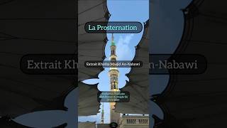 La Prosternation  extrait Khotba Masjid AnNabawi intercession Prophète youtubeshorts ytshort [upl. by Nama211]