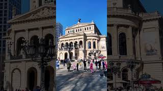 Alte Oper Frankfurt 🎶🎭🇩🇪theater opera reels germany frankfurt [upl. by Einned761]