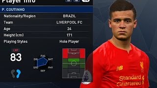 PES 2017  Liverpool Face amp Player Rating Full HD [upl. by Driskill]