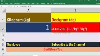 Convert Kilogram to Decigram [upl. by Mad373]