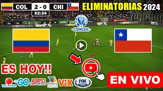 Colombia vs Chile en vivo donde ver a que hora juega Colombia Eliminatorias Copa del Mundo 2026 [upl. by Ullund861]