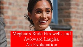 Megan’s rude farewells and exaggerated ￼ laughs What is all that about ￼￼ [upl. by Punke]