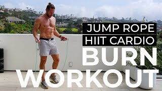 20 Min CARDIO HIIT Jump Rope Workout For Fat Loss [upl. by Gintz]