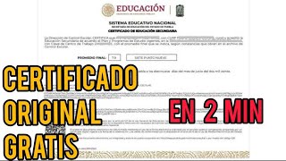 Como Descargar Certificado original Legalizado Secundaria Bachillerato Prescolar Primaria Gratis [upl. by Enram990]