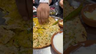 Big Paratha Challenge 😎🤤🍕 shortsfeed [upl. by Rist]