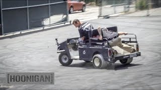 HOONIGAN DT 090 Golf Cart PVC Drift FAIL [upl. by Ralyat]