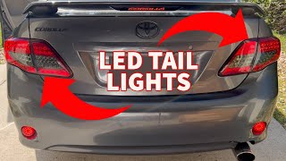 Installing VLAND Tail Lights In My Corolla [upl. by Geier124]