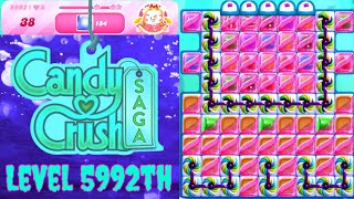 Level 5992th Candy Crush Saga Live Streaming On YouTube by sankat mochan vlogs [upl. by Ahsemat142]