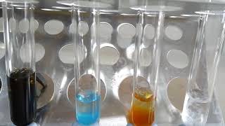 Precipitation reactions of some metal ions [upl. by Aiouqahs]