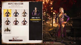 Mortal Kombat 1  New Sindel Deception SkinPalettes [upl. by Lovmilla]