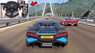 Forza Horizon 5  Bugatti Divo  Goliath Race Thrustmaster TX Gameplay 4K [upl. by Shauna]