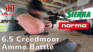 65 Creedmoor Ammo Battle  AAC vs Hornady vs Norma vs Sierra [upl. by Enoob136]