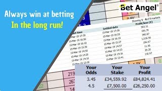 Betting strategy that works  How to always win at betting in the long run [upl. by Mert692]