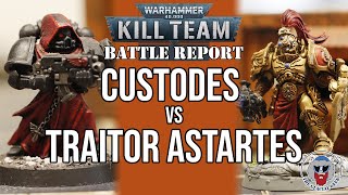 NEW KILL TEAM  Custodes VS Traitor Astartes [upl. by Nedak]