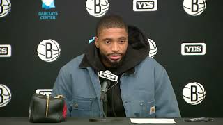 Sixers beat Nets by 22  Mikal Bridges Postgame press conference NBA [upl. by Waldemar]