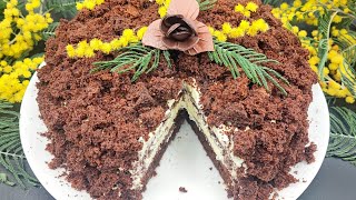 torta mimosa al cioccolato con crema chantilly [upl. by Sina867]