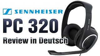 Sennheiser Headset PC320 Review German [upl. by Narut]