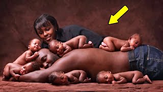 6 years later the McGee sextuplets recreate the photograph that made them famous [upl. by Iphlgenia]