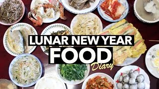 What I Ate in a Day Lunar New Year Seollal Edition [upl. by Ataeb]