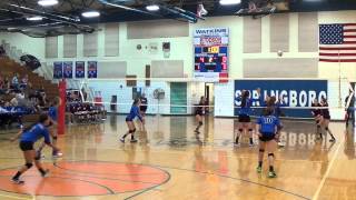 8th Grade Springboro Volleyball vs Lebanon White 092714 [upl. by Tertius230]