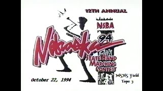 NSBA Marching Band Competition 1994 Part 3 [upl. by Yecak113]