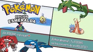 Guía Pokémon Esmeralda  42  Extra quot Como Capturar a Feebas y Evolucionar a Milotic quot [upl. by Eerhs77]