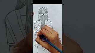 How to Draw a fashion GirlGirls drawing for beginners Easy Drawing👍😊by Subhi jaiswal [upl. by Barr16]