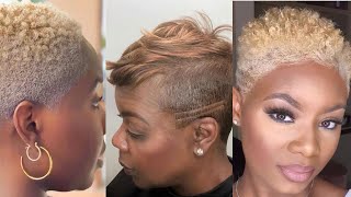 45 Stunning Short Hairstyles for Black African American Women in 2024 Natural Short Hairstyles [upl. by Gapin10]