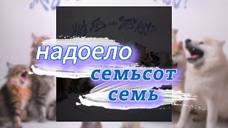 надоело  семьсот семь текст песни [upl. by Yard374]