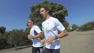 KMD IRONMAN Copenhagen run course  by Tom Kristensen and Allan Steen Olesen [upl. by Marlo]