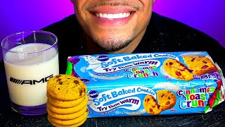 ASMR CINNAMON TOAST CRUNCH COOKIES WITH MILK PILLSBURY CEREAL MUKBANG EATING SOUNDS [upl. by Pia]