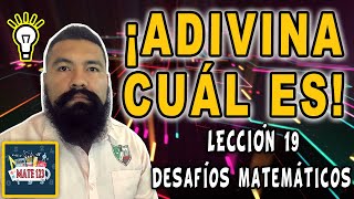 CUARTO GRADO  DESAFÍOS MATEMÁTICOS  LECCIÓN 19  ¡ADIVINA CUÁL ES  PÁG 38 [upl. by Aciretehs]