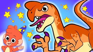 Club Baboo  Oh No An Oviraptor steals an Ornithomimus Egg  Dinosaurs Cartoons for Kids [upl. by Sidonius]