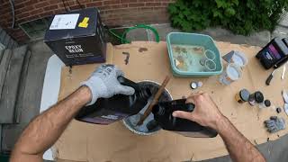 Pouring Epoxy Backyard Shed Floor [upl. by Piderit976]