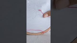 Hand embroidery designs blanket stich short viral video by muqadas [upl. by Mirabel]