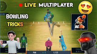 How to take wickets Easily in Real cricket 24 🔥 Multiplayer  RC24 bowling tips  RC 24 Multiplayer [upl. by Rosita]