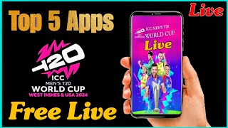 Top 5 Apps to Live Stream Women T20 World Cup 2024  How To Watch Womens T20 World Cup 2024 Live [upl. by Eanrahs]